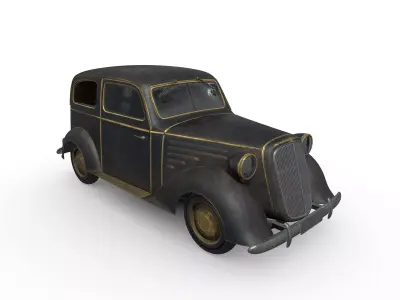 1932car old car 3D model