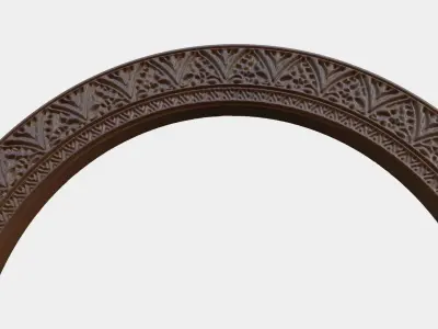 Frame Decor For Wood Carving 3D print model buy
