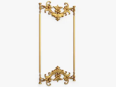 Classic decor ornament 116 3D model