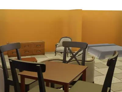 Urban Haven 3D Low-poly 3D model
