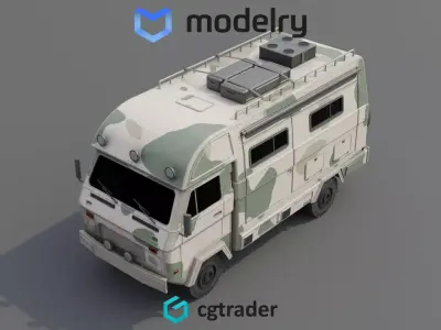 Off road Camper Van 3D model