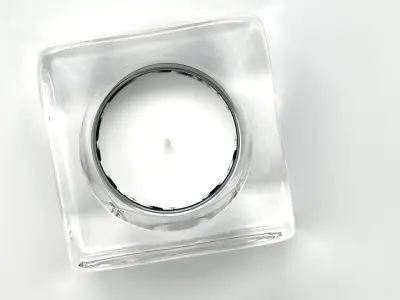 Glass Candle Holder 3D model