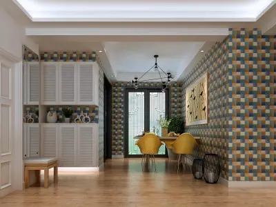 living room Interior  3D model