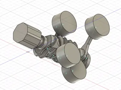Desk Organizer Ver0 Inspired by SUBARU Impreza EJ20 Engine  3D print model