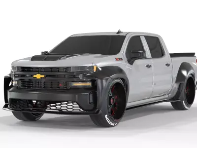Chevrolet Silverado Tuning 2019 3D model