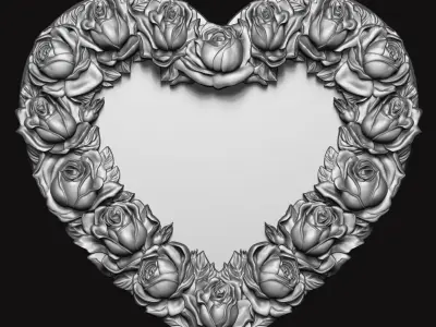 HEARTROSE  3D print model