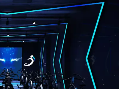 Spinning Bike room  3D model