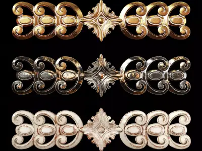 Classic carved 019 3D model