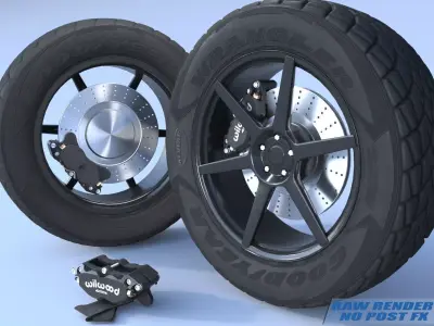 Wheel Wrangler 3D model