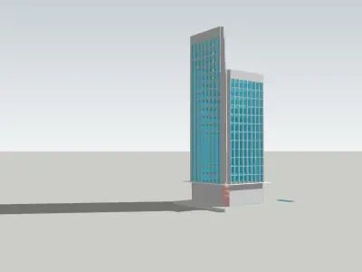 Urban Highrise 1 3D model