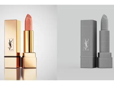 Lipstick Yves Saint Laurent - Rouge Pur Couture 3D model