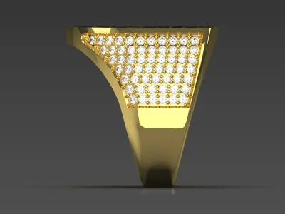 porsche man jewelry ring mr0183 3D print model