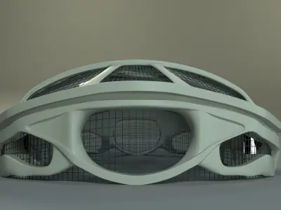 Stadium helmet Free low-poly 3D model