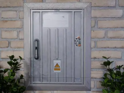 Electric panel Low-poly 3D model purchase