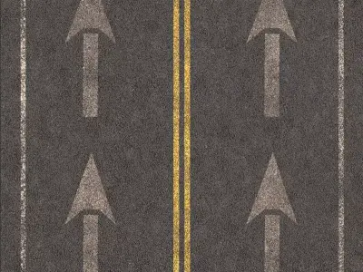 asphalt 16 png pbr seamless 4k 3D model