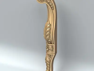 Furniture leg 012 3D model