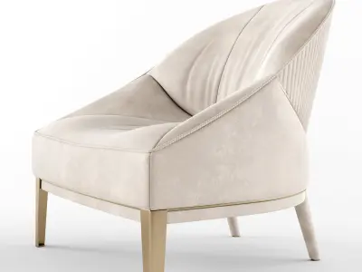 Visionnaire RosemaryUpholstered fabric armchair 3D model