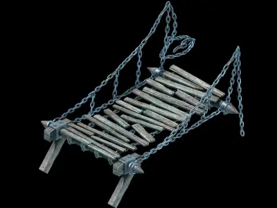 Game Underground Palace Entrance - Iron Bridge 3D model