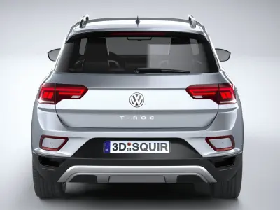 Volkswagen T-Roc LIFE 2023 3D model