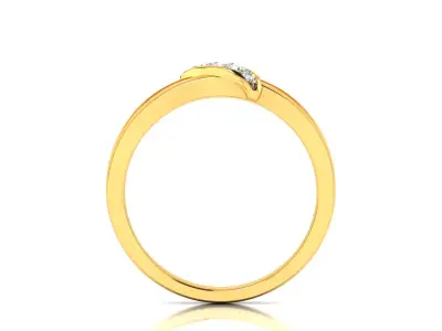 Band 3dm Render Details diamond ring gold 3D print model purchase
