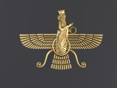 faravahar Carthage Babylon 3D print model