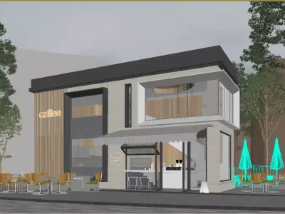 Modern Minimalist Architecture 3D model