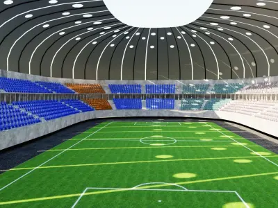 football stadium 3D model