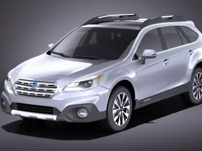 Subaru Outback 2017 VRAY 3D model