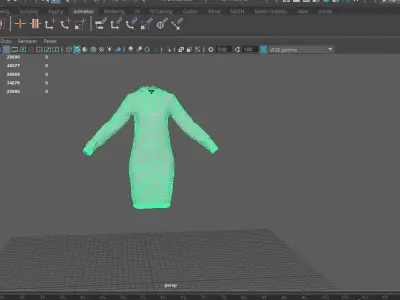 Hooded sweatshirt women Free 3D model