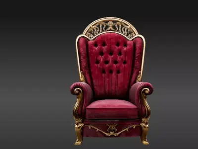 Modern Luxury Lounge Chair 3D Model Designer Furniture 3D model