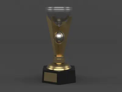 Trophy Cup 3D model 12