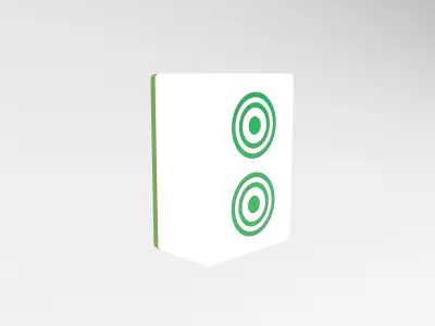 Mahjong V1 Pack 03 Low-poly 3D model