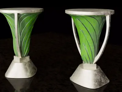 AFC Champions League Elite Trophy 3D model