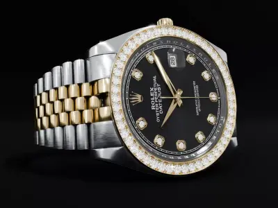 ROLEX Datejust 36 Black Diamond Jubilee 3D model