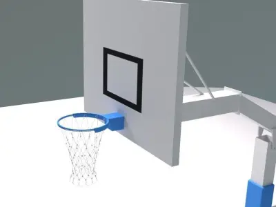 Basketball Hoop 3D model 3D model