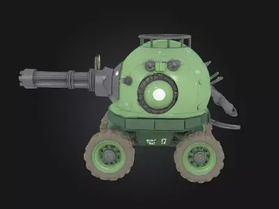 Wheeled Arsenal 3D model