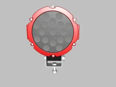 Faro de led 51w tipo ARB  3D model