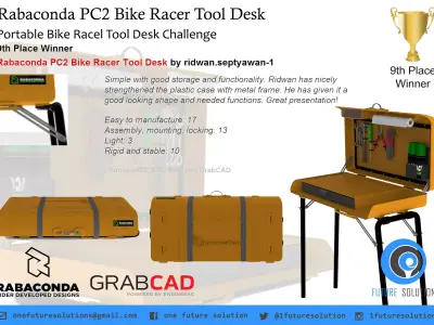 Rabaconda PC2 Bike Racer Tool Desk Free 3D model