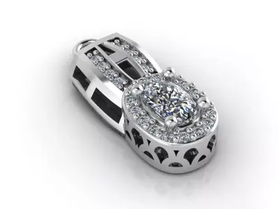 Women Pendants 3DM STL Pendant Renders Details 3D print model 3D print model