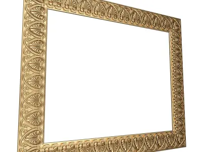 Classic Frame 032 Low-poly 3D model