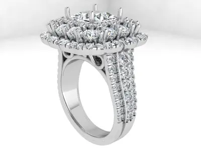 Princess Halo Ring 3436 3D print model