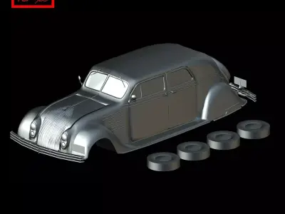 Chrysler Airflow 1934 3D print model