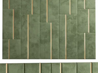Wall panels 3D model buy