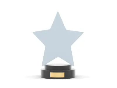 Glass Trophy 3D model buy