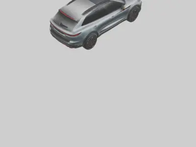 Limited Edition Sports SUV model Low-poly 3D model