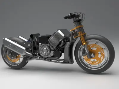 Motorcycle 3D model