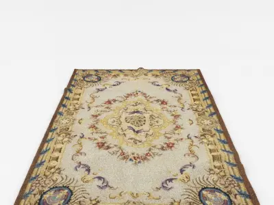 Rugs No 42 Low-poly 3D model