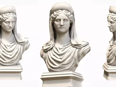 Demetra God 3D model