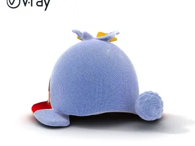 Chocolate Dessert with Raspberry model pack Low-poly 3D model