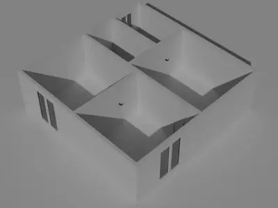 Apartment cube Free 3D model